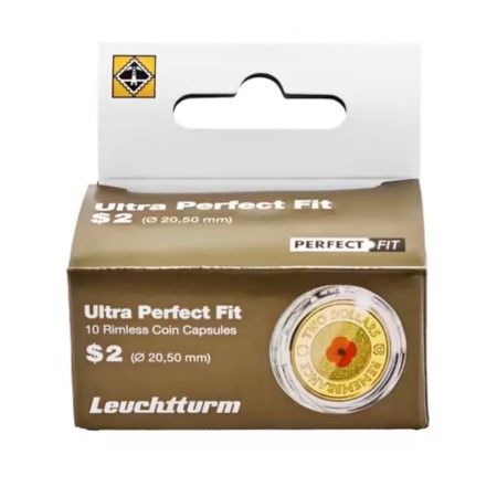 Lighthouse Ultra Perfect Fit $2 Coin Capsules | Box of 10