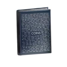 Lighthouse Compact Blue Coin Collector Album | Holds 96 Coins