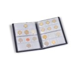 Lighthouse Compact Blue Coin Collector Album | Holds 96 Coins
