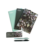 Australian Geographic A5 Size Gumnut Notebook Trio & Pens | Green