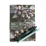 Australian Geographic A5 Size Gumnut Notebook Trio & Pens | Green