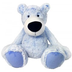 Teddy & Friends Brand Blue Cuddly Rufus Bear Soft Plush Toy 23cm