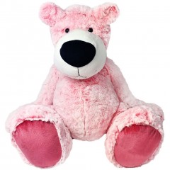 Teddy & Friends Brand Pink Cuddly Rufus Bear Soft Plush Toy 23cm