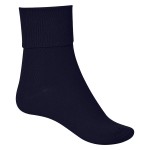 LW Reid Unisex Howitt Turnover Top Ankle Socks | Dark Navy
