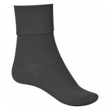 LW Reid Unisex Howitt Turnover Top Ankle Socks | Grey