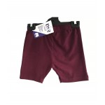 Girls LW Reid Maroon School Uniform Bike Shorts |  Pack of 6