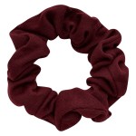 LW Reid McCrae Soft Stretch Twin Pack School Scrunchies | Maroon