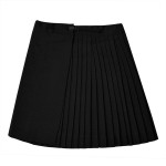 Girls LW Reid School Uniform Pleated Truganini Sports Netball Skirt | Black