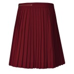 Girls LW Reid School Uniform Pleated Truganini Sports Netball Skirt |  Maroon