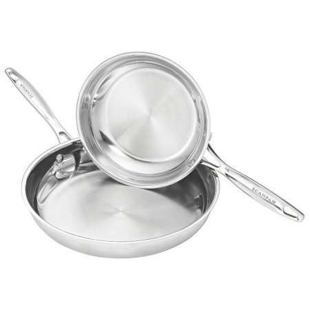 Scanpan Impact 2 Piece Stainless Steel Frypan Set | 18cm & 30cm