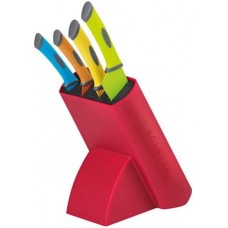 Scanpan Soft Touch Knife Set with Block | 5 Piece Set Scanpan Soft Touch Knife Set with Block | 5 Piece Set