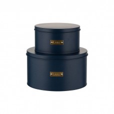 Typhoon Living Otto Set of Two Cake Tins | Navy Blue