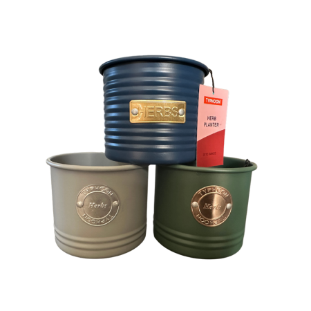 Typhoon Living Otto 700ml Herb Planter Pots | Set of Three