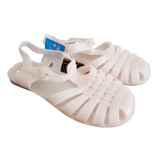 Girls Jelly Beans Summer Buckle Sandals Senior Sz 4 | Pink