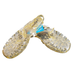 Girls Jelly Beans Summer Buckle Sandals | Yellow