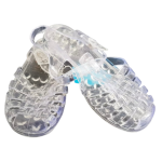 Girls Jelly Beans Summer Buckle Sandals | Clear