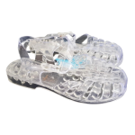 Girls Jelly Beans Summer Buckle Sandals | Clear