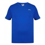 Slazenger Men's Plain V Neck Short Sleeve T-Shirt | Royal Blue