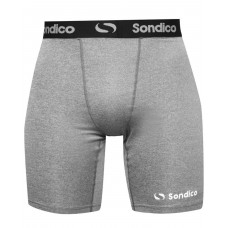 Sondico Men's Core 6 Base Layer Shorts Trunks |  Large Grey Marle