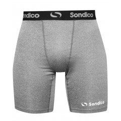 Sondico Men's Core 6 Base Layer Shorts Trunks |  Large Grey Marle