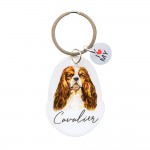 Pet Keyring with Charm | Cavalier