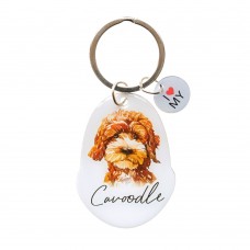 Pet Keyring with Charm | Cavoodle