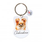 Pet Keyring with Charm | Chihuahua