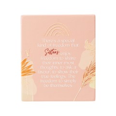 Splosh Desert Dunes Ceramic Gift Boxed Verse Decor | Sister