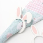 Splosh Easter Gift Range | Bunny Napkins & Rings Set