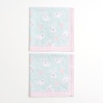Splosh Easter Gift Range | Bunny Napkins & Rings Set