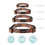 Frank Barker by Splosh Orange Plaid Dog Collar | Four Sizes