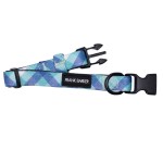 Frank Barker by Splosh Teal Gingham Dog Collar | Four Sizes