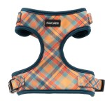 Frank Barker by Splosh Orange Plaid Dog Harness | Two Sizes