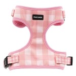 Frank Barker by Splosh Pink Gingham Checks Dog Harness | Large