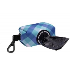 Frank Barker by Splosh Teal Gingham Checks Dog Poo Bag Holder | Includes 15 Bags Frank Barker by Splosh Teal Gingham Checks Dog Poo Bag Holder | Includes 15 Bags