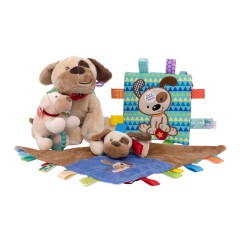 Mary Meyer Baby Taggies Buddy Dog Plush Gift Pack by SPLOSH | 4 Items