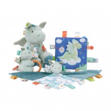 Mary Meyer Baby Taggies Drax Dragon Plush Gift Pack by SPLOSH | 4 Items