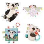 Mary Meyer Baby Taggies Buttercup Cow Plush Gift Pack by SPLOSH | 4 Items