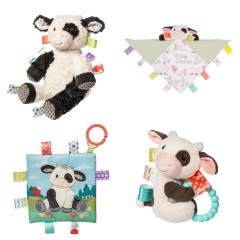 Mary Meyer Baby Taggies Buttercup Cow Plush Gift Pack by SPLOSH | 4 Items