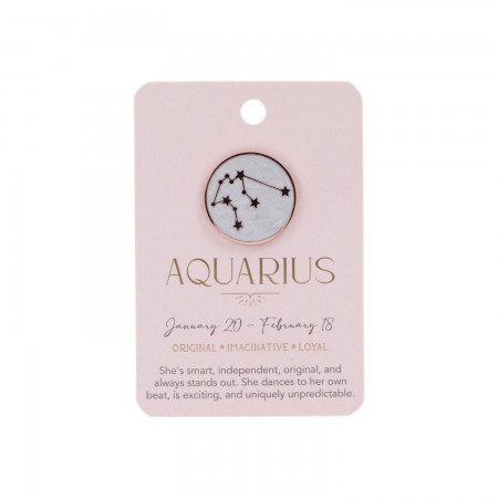 Splosh Zodiac Mystique Keepsake Pin | Aquarius