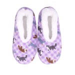 SnuggUps Women's Border Collie Dog Print Slippers | By Splosh