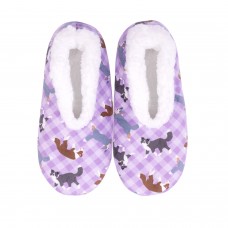 SnuggUps Women's Border Collie Dog Print Slippers | By Splosh