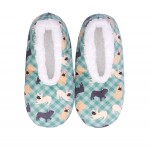 SnuggUps Women's French Bulldog Dog Print Slippers | By Splosh