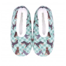 SnuggUps Women's Kelpie Dog Print Slippers | By Splosh