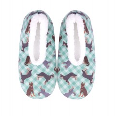 SnuggUps Women's Kelpie Dog Print Slippers | By Splosh