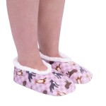 SnuggUps Women's Staffy Dog Print Slippers | By Splosh