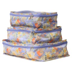 Travel by Splosh 3 Pack Packing Cubes | Bird Print