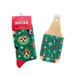 Splosh Christmas Socks & Can Cooler Pack |  Dog Print