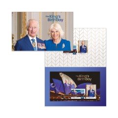 2025 The King's Birthday Australia Post Stamp Issue Folder | Minisheet & Stamps 2025 The King's Birthday Australia Post Stamp Issue Folder | Minisheet & Stamps