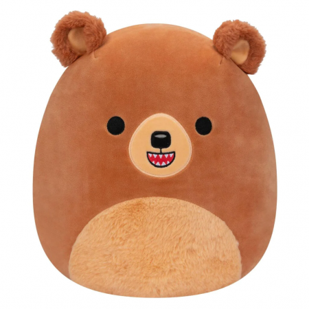 Kellytoy Genuine Squishmallow Stokely the Brown Bear 12" Plush Toy